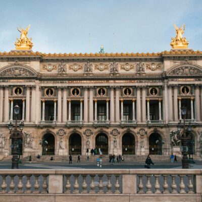 Façade de l'Opéra Garnier par Francesco Zivoli